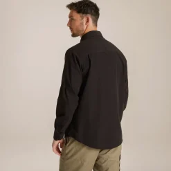 Expert Mens Kiwi Long Sleeved Shirt | Black