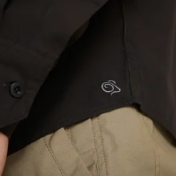 Expert Mens Kiwi Long Sleeved Shirt | Black