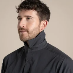 Expert Mens Kiwi Long Sleeved Shirt | Carbon Grey