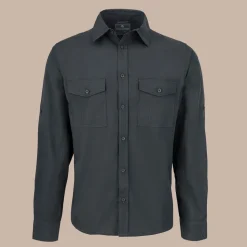 Expert Mens Kiwi Long Sleeved Shirt | Carbon Grey