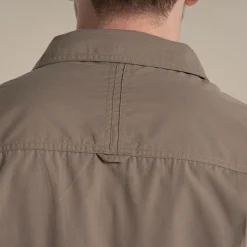 Expert Mens Kiwi Long Sleeved Shirt | Pebble