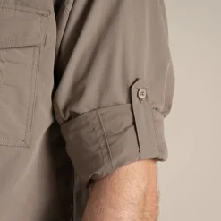 Expert Mens Kiwi Long Sleeved Shirt | Pebble
