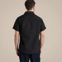 Expert Mens Kiwi Short Sleeved Shirt | Black