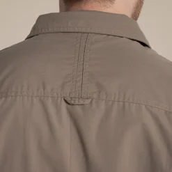 Expert Mens Kiwi Short Sleeved Shirt | Pebble