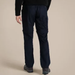 Expert Mens Kiwi Tailored Convertible Trousers | Dark Navy