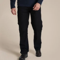 Expert Mens Kiwi Tailored Convertible Trousers | Black