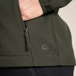 Expert Womens Basecamp Softshell Jacket | Dark Cedar Green