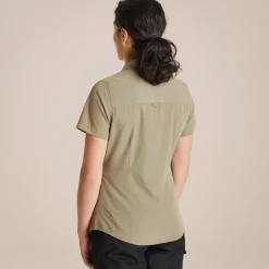 Expert Womens Kiwi Short Sleeved Shirt | Pebble