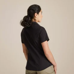 Expert Womens Kiwi Short Sleeved Shirt | Black