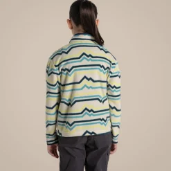 Kid's Bachas Half Zip Fleece | Key Lime Print