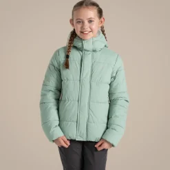 Kid's Brandon Hooded Jacket | Pale Pistachio