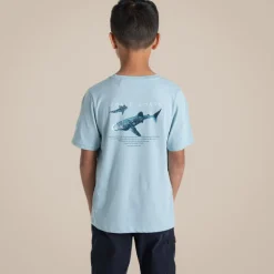 Kid's Ellis Short Sleeved T-Shirt | Sky Blue
