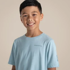 Kid's Ellis Short Sleeved T-Shirt | Sky Blue