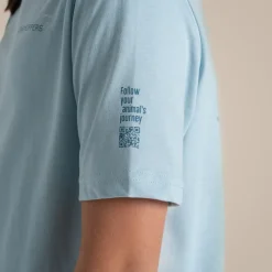 Kid's Ellis Short Sleeved T-Shirt | Sky Blue