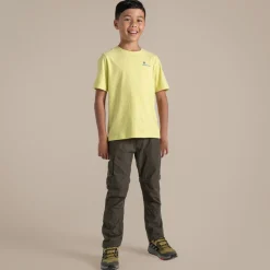 Kid's Kiwi Cargo II Convertible Trousers | Woodland Green