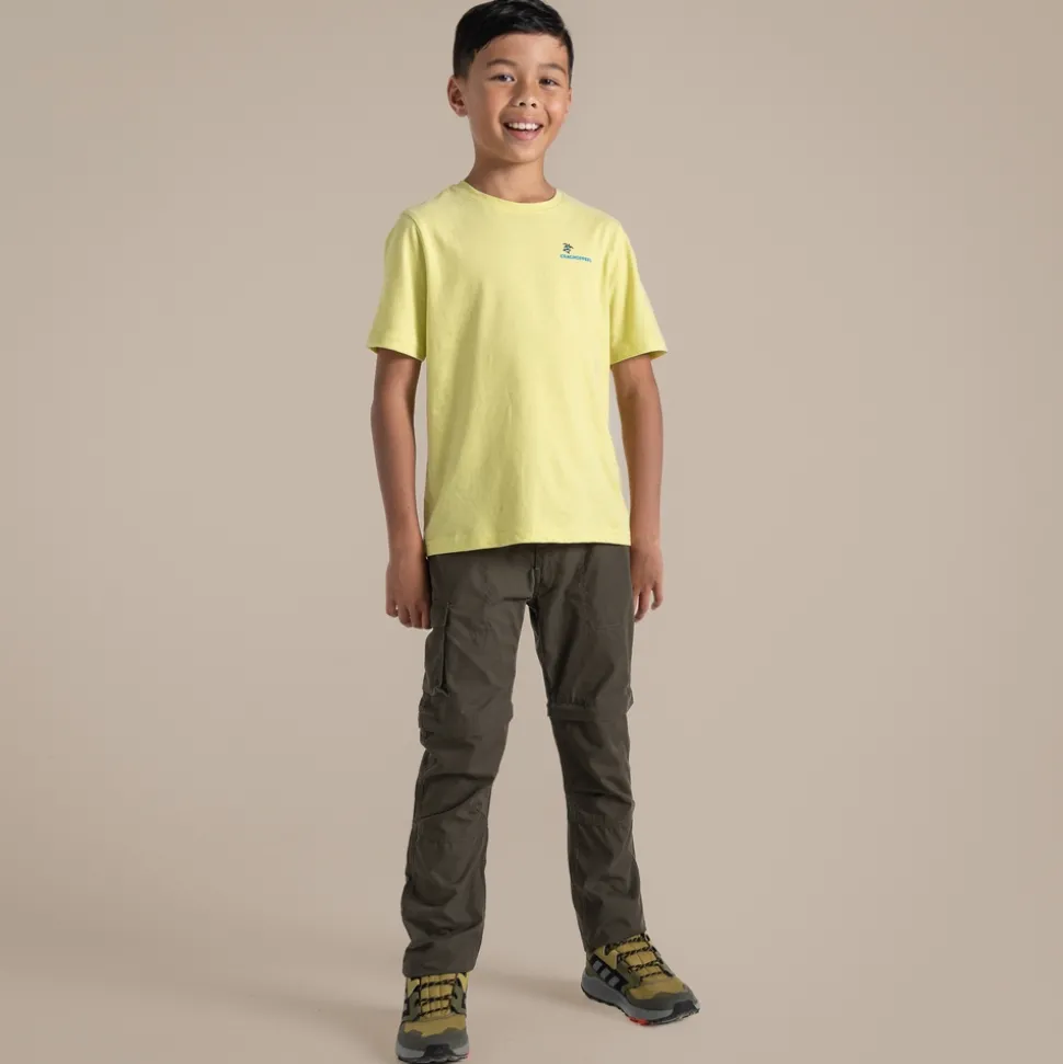 Kid's Kiwi Cargo II Convertible Trousers | Woodland Green