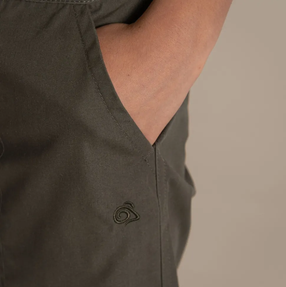 Kid's Kiwi Cargo II Convertible Trousers | Woodland Green