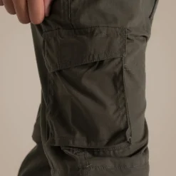 Kid's Kiwi Cargo II Convertible Trousers | Woodland Green