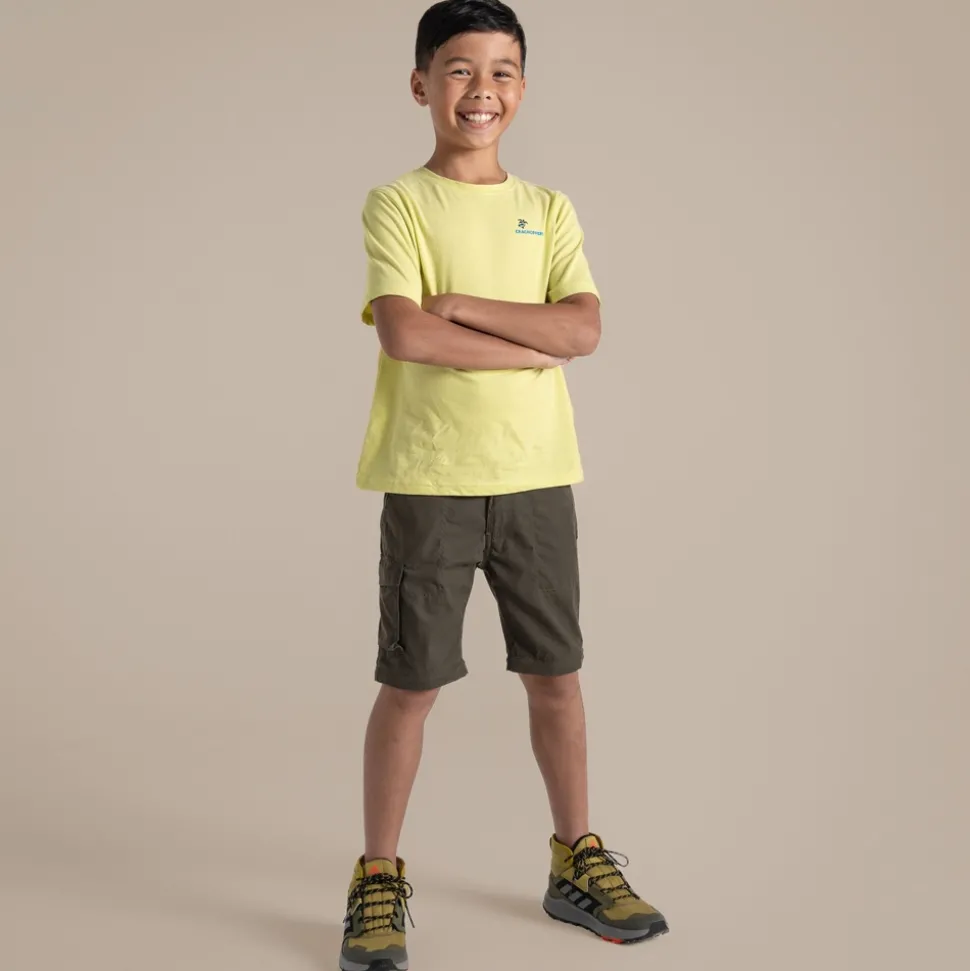 Kid's Kiwi Cargo II Convertible Trousers | Woodland Green