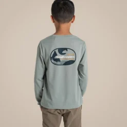 Kids' Nosilife Cruz Long Sleeved T-Shirt | Lichen Green
