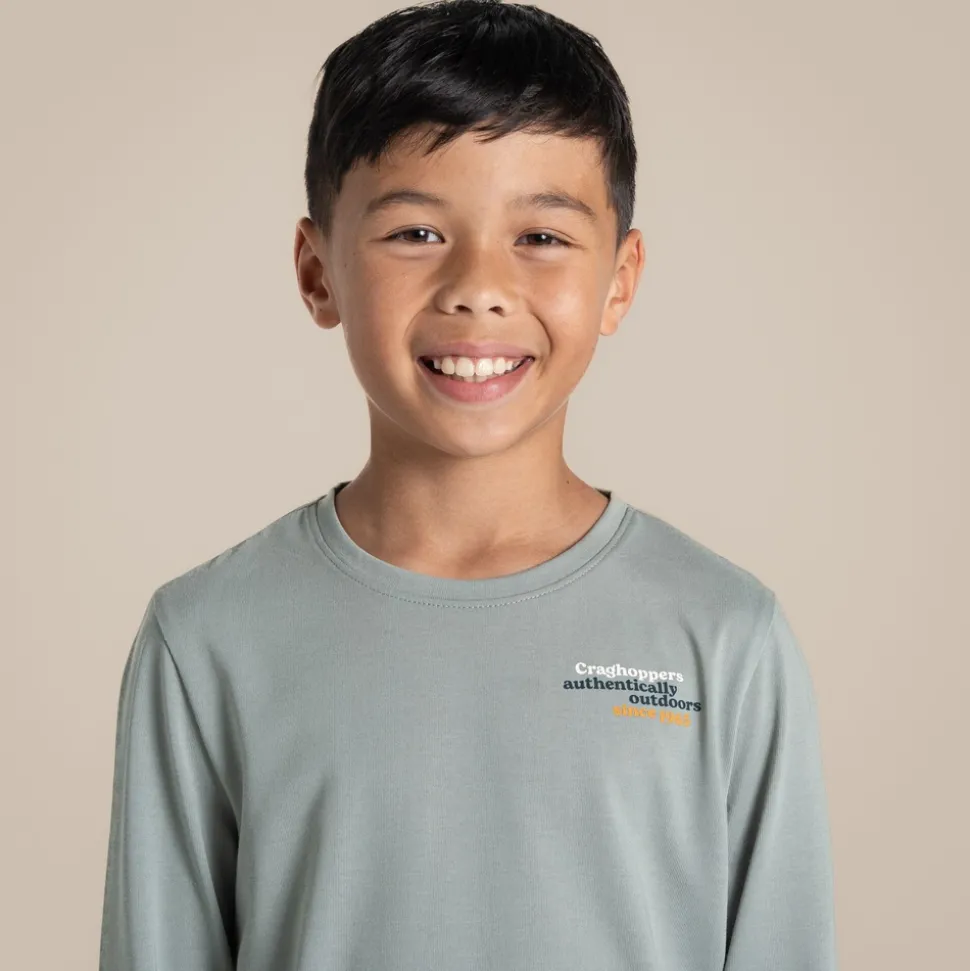 Kids' Nosilife Cruz Long Sleeved T-Shirt | Lichen Green