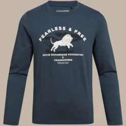 Kids' Nosilife Cruz Long Sleeved T-Shirt | Blue Stone Lion