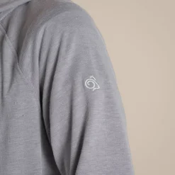 Kids' Nosilife Frey Hooded Jacket | Soft Grey Marl