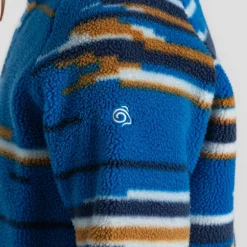 Kid's Tivoli Half Zip | Titan Blue Print