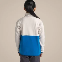 Kid's Valo Jacket | Ecru / Titan Blue