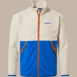 Kid's Valo Jacket | Ecru / Titan Blue