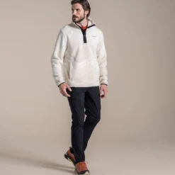 Men's Angletarn Overhead Fleece | Ecru Print