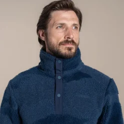 Men's Angletarn Overhead Fleece | Blue Stone Print
