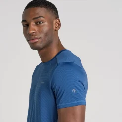 Men's Atmos Short Sleeved T-Shirt | Bolt Blue