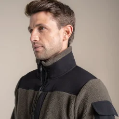Men's Braefell Full Zip Fleece | Woodland Green