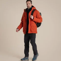 Men's Breckon Waterproof Jacket | Carnelian Orange