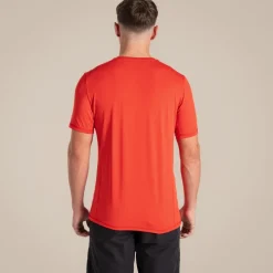 Men's Charon Short Sleeved T-Shirt | Pimento Red