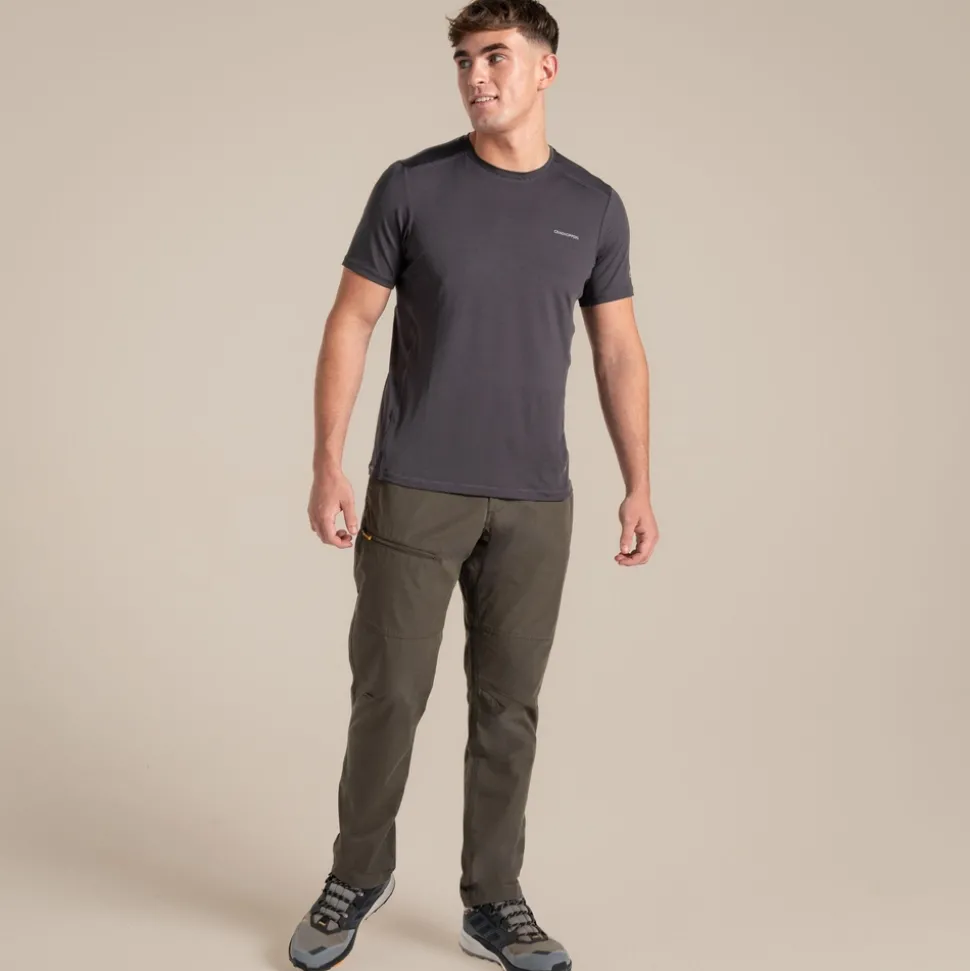 Men's Charon Short Sleeved T-Shirt | Dark Iron