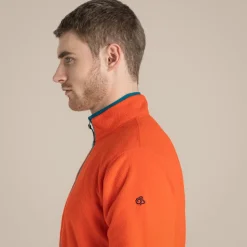 Men's CO2 Renu Half Zip Fleece | Macaw Red