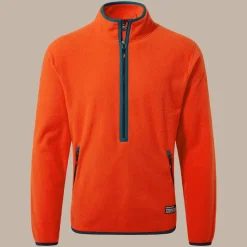 Men's CO2 Renu Half Zip Fleece | Macaw Red