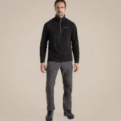 Men's Corey VI Half Zip Fleece | Black