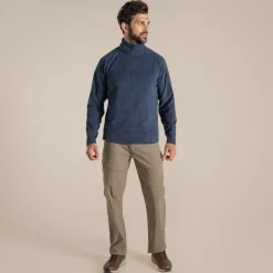Men's Corey VI Half Zip Fleece | Blue Navy Marl