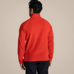 Men's Corey VI Half Zip Fleece | Pimento Red