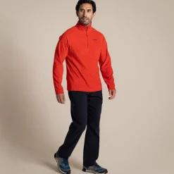 Men's Corey VI Half Zip Fleece | Pimento Red