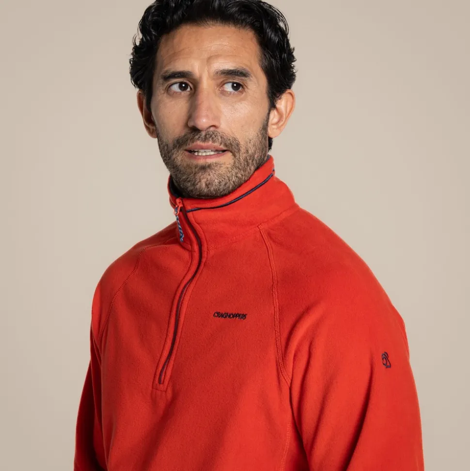Men's Corey VI Half Zip Fleece | Pimento Red
