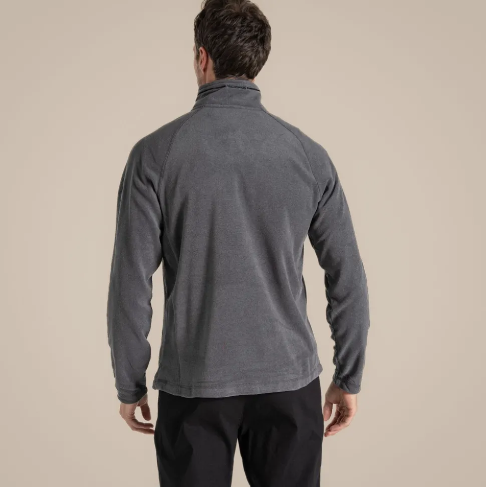 Men's Corey VI Half Zip Fleece | Black Pepper Marl