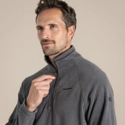 Men's Corey VI Half Zip Fleece | Black Pepper Marl