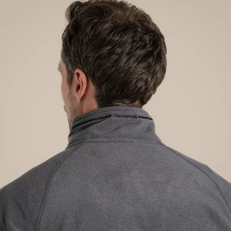 Men's Corey VI Half Zip Fleece | Black Pepper Marl