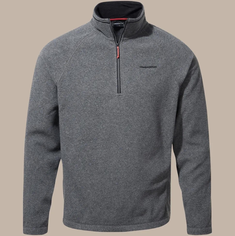 Men's Corey VI Half Zip Fleece | Black Pepper Marl