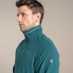 Men's Corey VI Half Zip Fleece | Dark Viridan