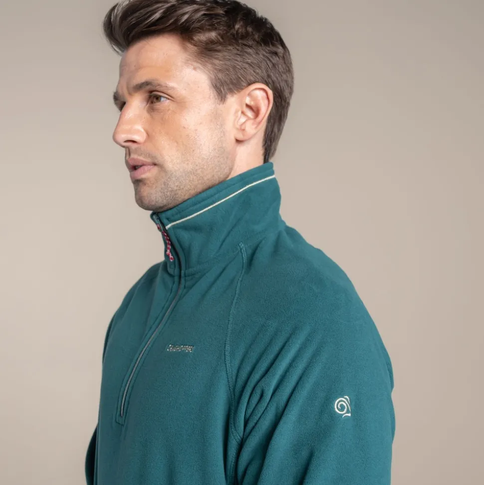 Men's Corey VI Half Zip Fleece | Dark Viridan